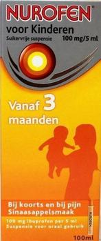Nurofen suspensie kind suikervrij - 100ml, Verzenden, Nieuw
