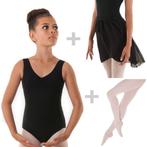 Alista Balletkleding Set 2 | Zwart Balletpakje + Balletrokje, Sport en Fitness, Ballet, Verzenden, Nieuw