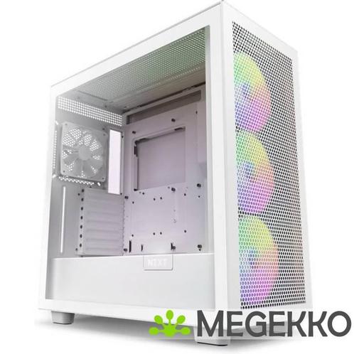 NZXT H7 Flow RGB White, Computers en Software, Computerbehuizingen, Nieuw, Verzenden