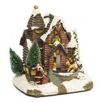 Kersttafereel | Lumineo | Huisje met kerstman, Diversen, Kerst, Verzenden, Nieuw
