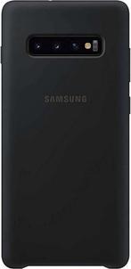 Samsung Galaxy S10 Plus Silicone Cover Zwart, Telecommunicatie, Nieuw, Ophalen of Verzenden