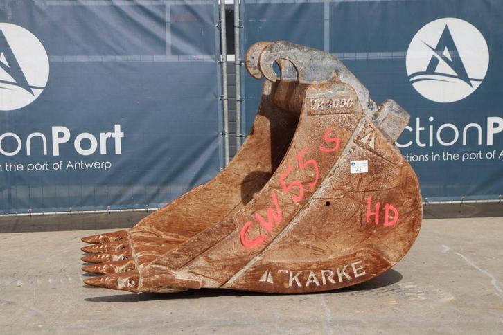 Veiling: Graafbak Karke CW55S, Zakelijke goederen, Machines en Bouw | Onderdelen, Ophalen