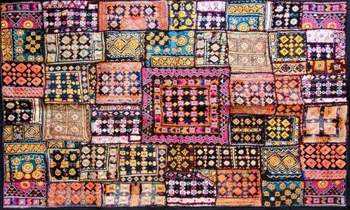 Wandtapijt - 155 cm - 108 cm - Quilt, Antiek en Kunst, Kunst | Niet-Westerse kunst