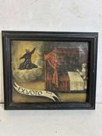 Votiefgeschenk - Canvas, Hout - 1850-1900 - ex voto, Antiek en Kunst