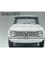 1964 ALFA ROMEO GIULIA 1300 BROCHURE ITALIAANS, Boeken, Auto's | Folders en Tijdschriften, Nieuw, Alfa Romeo, Author