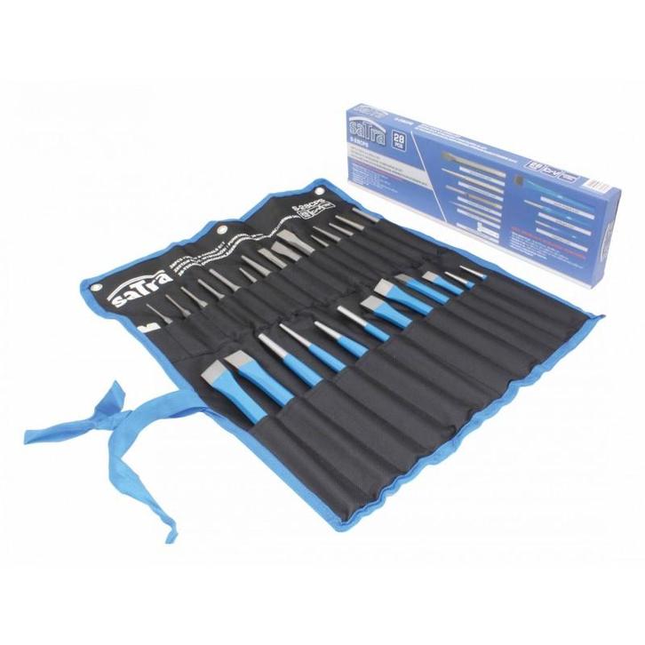 Beitel En Drevel Set 28 Delig - Doorslagpennen - Beitels - C, Doe-het-zelf en Verbouw, Gereedschap | Handgereedschap, Nieuw, Ophalen of Verzenden