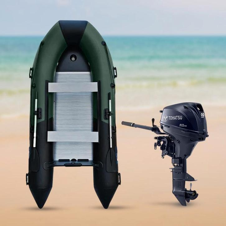 Rubberboot - 330 Boten  Combi Deal - Aluminium vloer -, Watersport en Boten, Rubberboten, Nieuw, Overige materialen, Ophalen of Verzenden