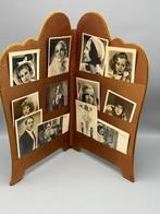 Nederland - Art Deco fluwelen fotostandaard met originele