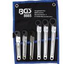 Bgs Technic Ratel leidingsleutelset 6-delig, Auto diversen, Verzenden, Nieuw