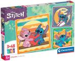 Stitch Puzzel (3x48 stukjes) | Clementoni - Puzzels, Kinderen en Baby's, Speelgoed | Kinderpuzzels, Verzenden, Nieuw