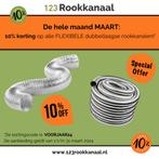 Nu 10% korting op alle flexibele pijp of flexibel rookkanaal, Ophalen of Verzenden, Nieuw, Hout, Vrijstaand
