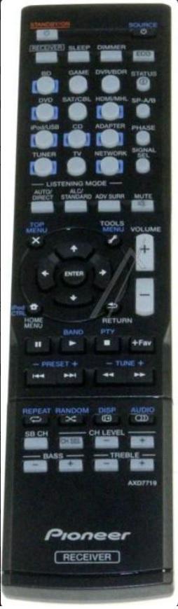 Afstandsbediening Pioneer AXD7719 axd7739, Audio, Tv en Foto, Afstandsbedieningen, Origineel, Nieuw, Ophalen of Verzenden