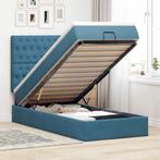 vidaXL Ottoman bed met matrassen 80x200cm fluweel, Eenpersoons, Nieuw, 80 cm, 200 cm