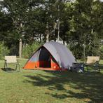 vidaXL Camping Tent Grijs en oranje 320 x 275 x 190 cm, Caravans en Kamperen, Verzenden, Nieuw