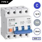 Sep aardlekautomaat C 16A 3P+N 30mA - RCM4, Ophalen of Verzenden, Nieuw