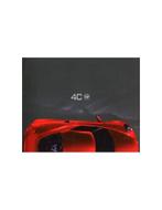 2013 ALFA ROMEO 4C BROCHURE ITALIAANS, Boeken, Nieuw, Alfa Romeo, Author