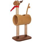 TRUUSK Krabpaal 98 cm - Hertontwerp - Hol en Speelbal - Jute, Dieren en Toebehoren, Katten-accessoires, Verzenden, Nieuw