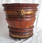 Wijnkoeler - Hout, Messing, Metaal, Porselein -