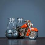 Beeld: Decoratieve 50er jaren motor als peper en zoutstel, Antiek en Kunst, Ophalen of Verzenden