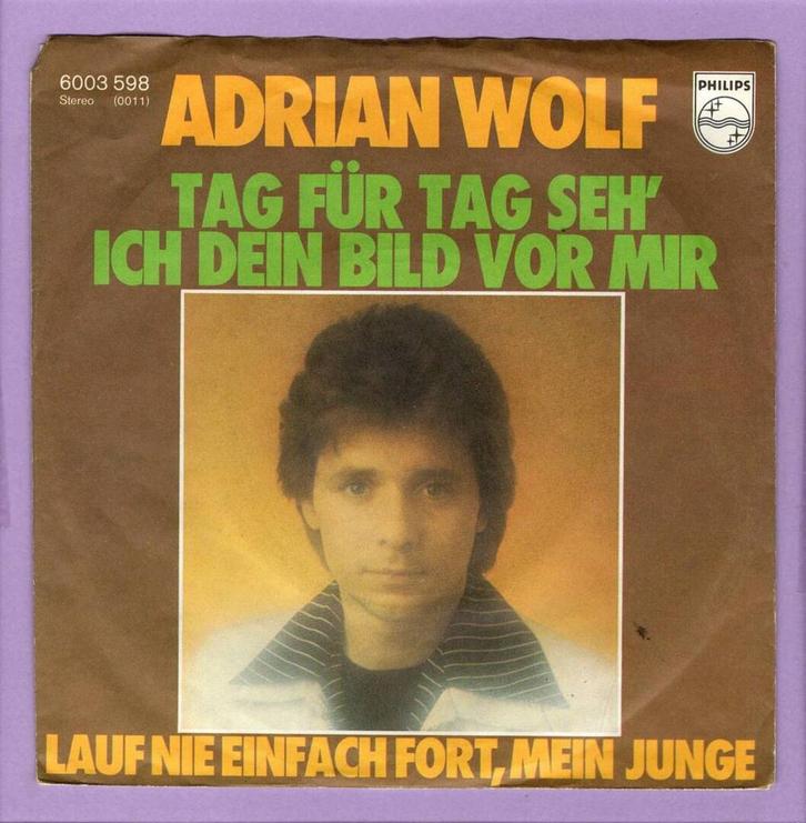 Adrian Wolf – Tag Für Tag Seh Ich Dein Bild Vor Mir / Lauf, Cd's en Dvd's, Vinyl Singles, Ophalen of Verzenden