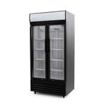 HCB Glasdeurkoeling - 2 deuren - 630 liter - 230V, Verzenden, Nieuw in verpakking, Koelen en Vriezen