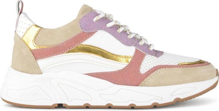PS Poelman - maat 38- CAROCEL Dames Sneakers - Beige Multi, Kleding | Dames, Schoenen, Verzenden