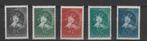 Postzegels Nederland 1937 Kinderzegels NR.300-304 (1633), Verzenden, T/m 1940, Postfris