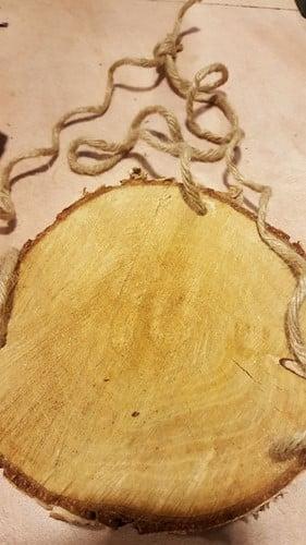 Boomstamschijf Berkenschijf rond ca. 20 cm, Huis en Inrichting, Woonaccessoires | Kunstplanten en Kunstbloemen, Nieuw, Ophalen of Verzenden