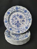 Meissen - Cipolla blu - 6 Piatti da cena con D. 25cm -