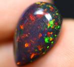 2,90 ct - Topkleuren - Natuurlijk Zwarte Opaal - Bekijk