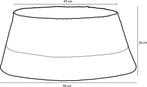 2dekans | House of Seasons Kerstboomrok - H26 x Ø58 cm -, Diversen, Kerst, Ophalen of Verzenden, Zo goed als nieuw