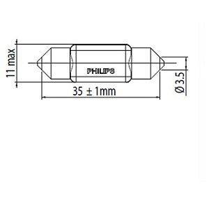 Philips Ultinon Pro7000 Warm wit 4000K - 11854WU70X1 - 12V, Auto-onderdelen, Verlichting, Verzenden