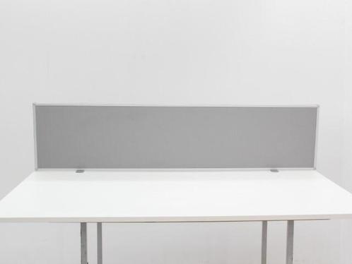 Scheidingswand - 38x160cm (hxb) - stof grijs - ombouw, Zakelijke goederen, Kantoor en Winkelinrichting | Kantoormeubilair en Inrichting