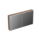 Spiegelkast Forzalaqua Uni 120x68.5x12.5 Cm 2 Deuren, Huis en Inrichting, Badkamer | Badkamermeubels, Ophalen of Verzenden, Nieuw