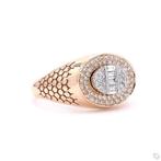 Ring - 14 karaat Roségoud - 0.34ct. tw. Diamant (Natuurlijk), Sieraden, Tassen en Uiterlijk, Ringen, Nieuw