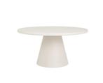 Tower Living Mello Eettafel rond beton 150 cm - gebroken Wit, Huis en Inrichting, Tafels | Eettafels, Ophalen of Verzenden, Nieuw