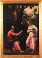 Giovanni Maria Butteri (1540-1606), Kring van - Jesus, Antiek en Kunst