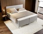 Boxspring met Opbergruimte  – Luxe &amp; Comfort + Topper Nu 699, 200 cm, Modern, 160 cm, Grijs