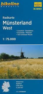 Fietskaart Münsterland West (Rk-Nrw01) Bikeline Esterbauer, Boeken, Atlassen en Landkaarten, Nieuw, Verzenden