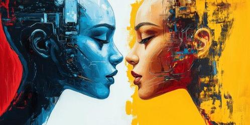 Iconica - Digital Duality · XXL, Antiek en Kunst, Kunst | Schilderijen | Modern