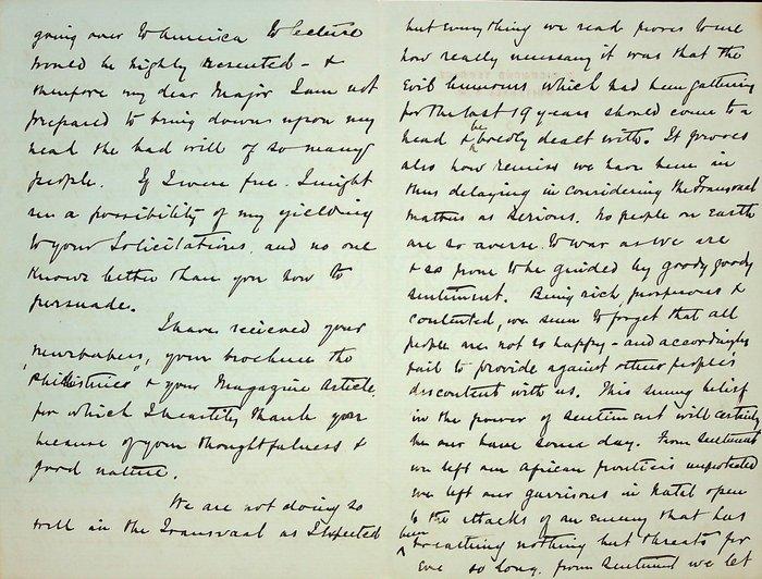 Henry M. Stanley - Brief aan Major Pond - 1899, Antiek en Kunst, Antiek | Boeken en Bijbels