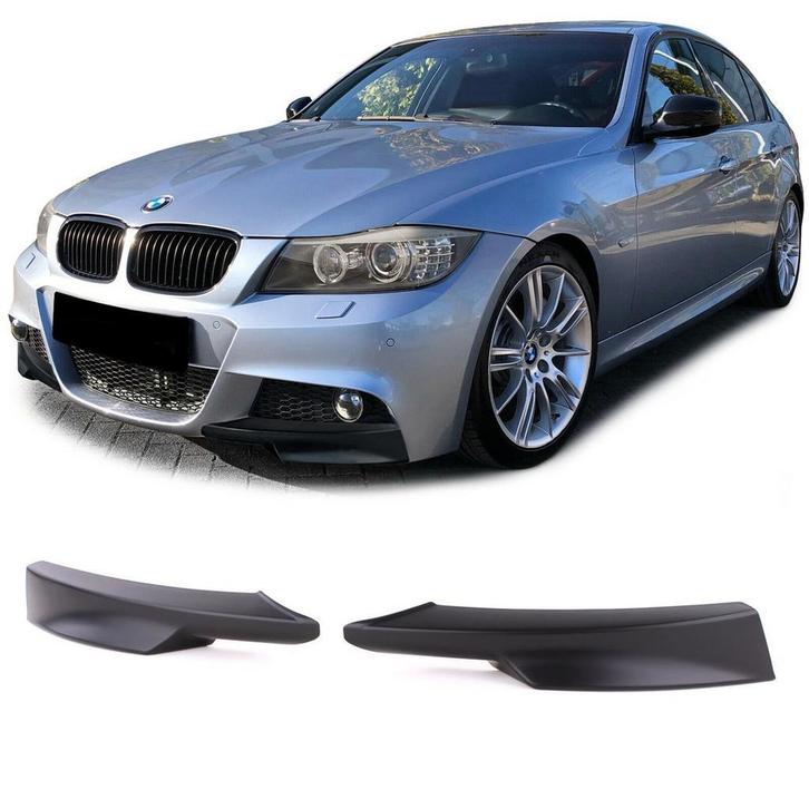 Splitters M-Pakket Ongespoten BMW 3 Serie  E90 E91 LCI B0512, Auto-onderdelen, Carrosserie en Plaatwerk, Nieuw, BMW, Voor, Links