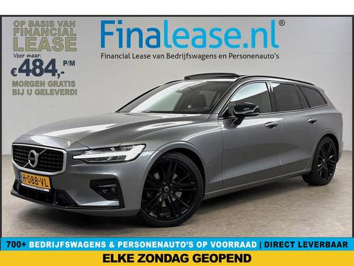 Volvo V60 2.0 T4 R-Design 191PK Pano LED Memory Cam €484pm, Auto's, Volvo, Lease, Automaat, Stationwagon, Benzine, Zilver of Grijs