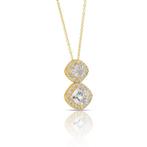 Ketting met hanger - 18 karaat Geel goud - 1.89ct. tw., Sieraden, Tassen en Uiterlijk, Antieke sieraden