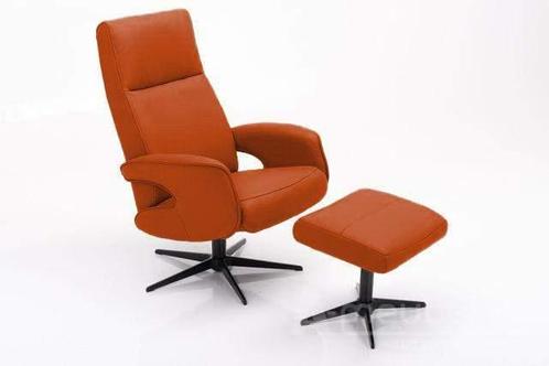 Relaxfauteuil Hoorn - relaxfauteuils - Oranje, Huis en Inrichting, Stoelen, Nieuw, Stof