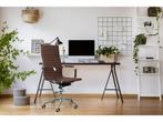 Lifa Living Oxford - Bureaustoel - Buffelleer zitting - Max, Huis en Inrichting, Verzenden, Nieuw