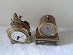 Wekkers (2) - Antiek Messing, nikkel, glas, cellulose,, Antiek en Kunst