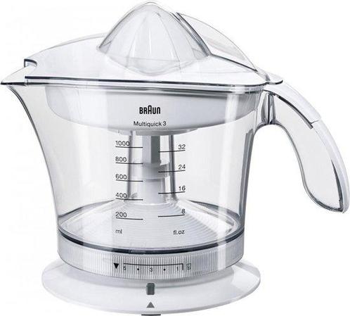 Braun CitrusQuick 1 MPZ 9 - Elektrische Citruspers - Wit, Witgoed en Apparatuur, Overige Witgoed en Apparatuur, Nieuw, Ophalen of Verzenden