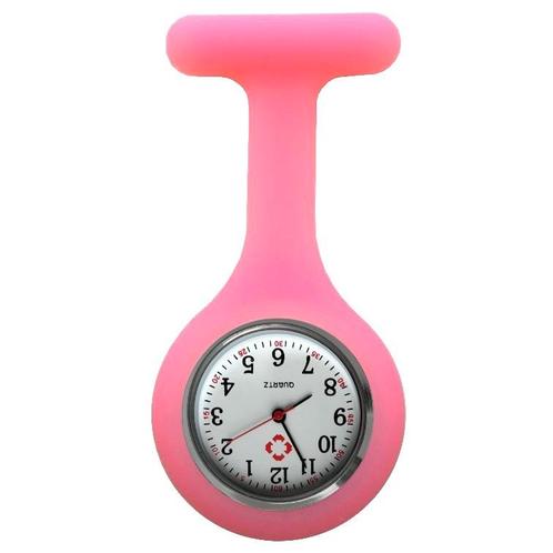 Fako® - Verpleegstershorloge - Siliconen Uni - Lichtroze, Sieraden, Tassen en Uiterlijk, Horloges | Dames, Verzenden