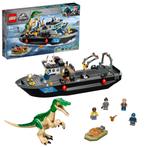 LEGO Jurassic World - Baryonyx Dinosaur Boat Escape 76942, Kinderen en Baby's, Speelgoed | Duplo en Lego, Nieuw, Ophalen of Verzenden